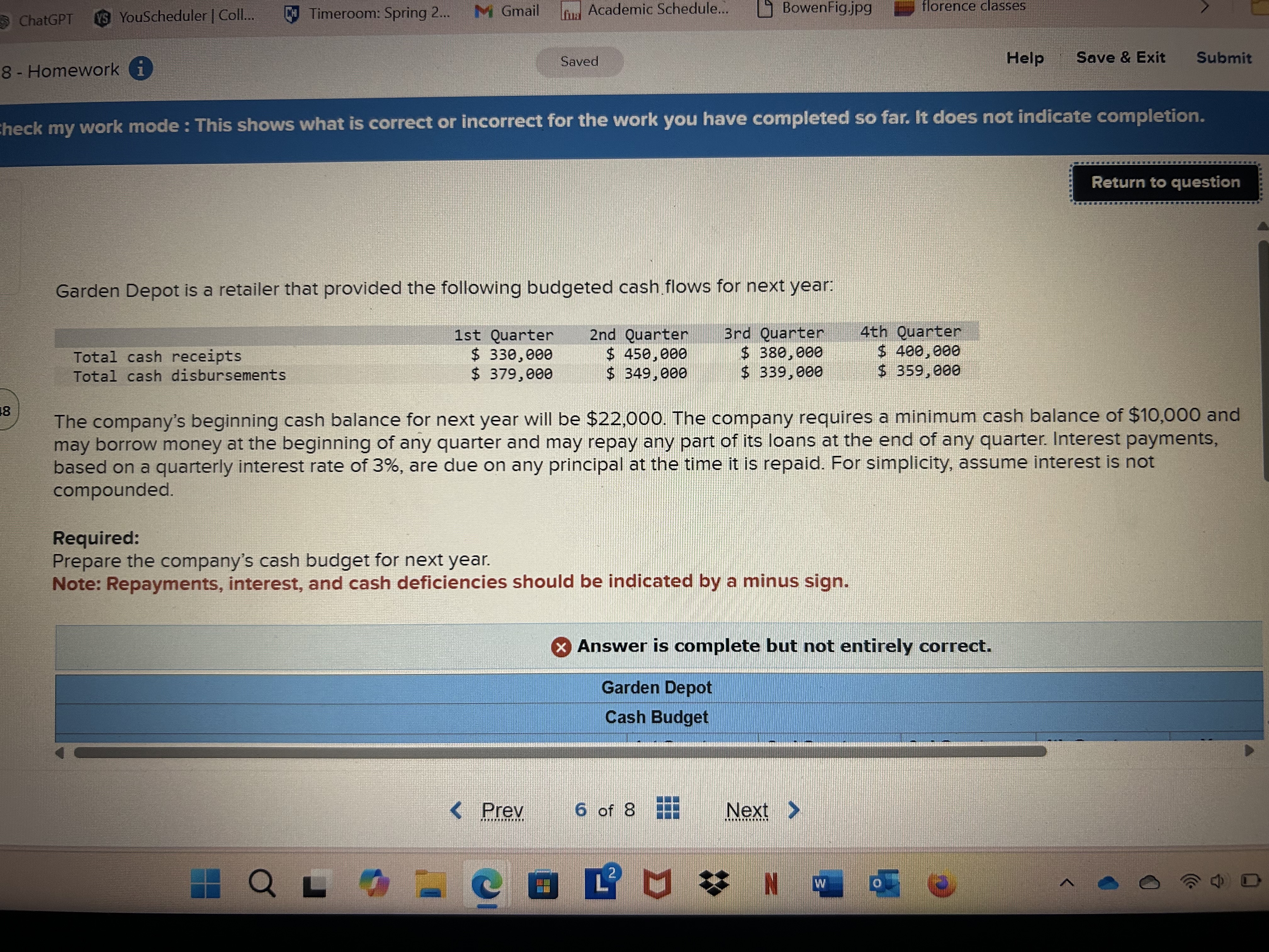 Garden Depot is a retailer that provided the