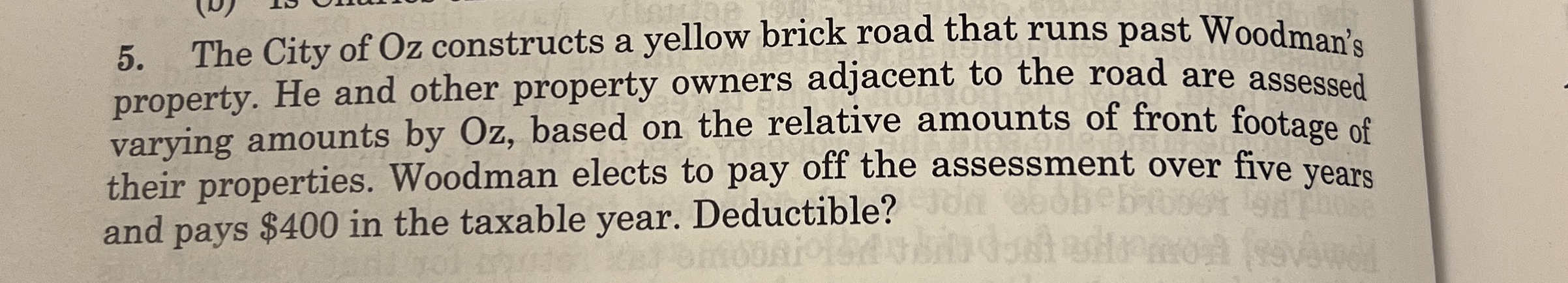 The cityof oz contructs a yellow brick road that