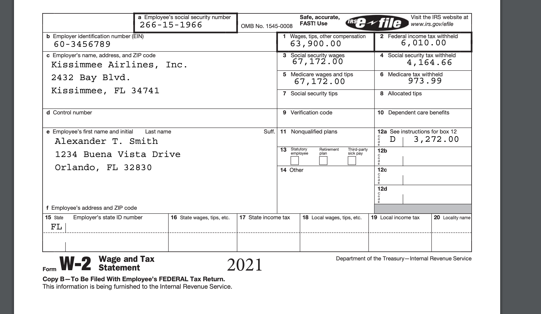 This assignment requires you to complete four tax