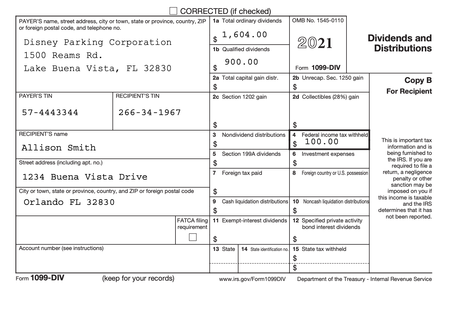 This assignment requires you to complete four tax