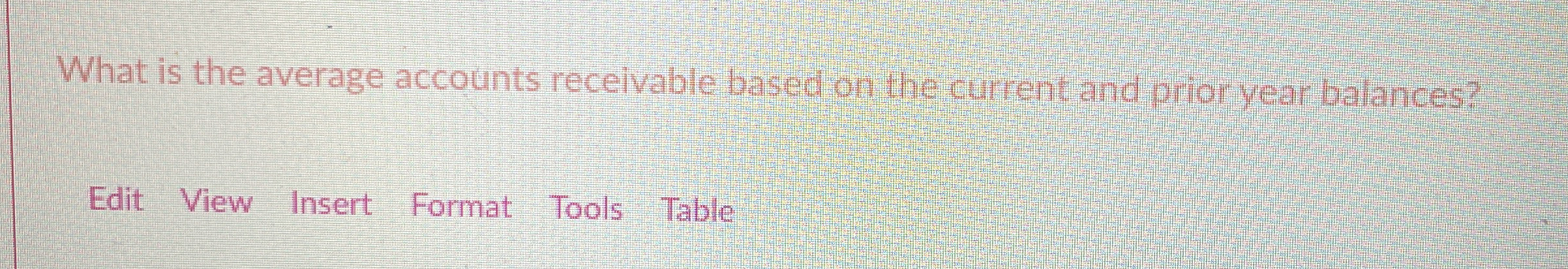 What is the average accounts receivable based on