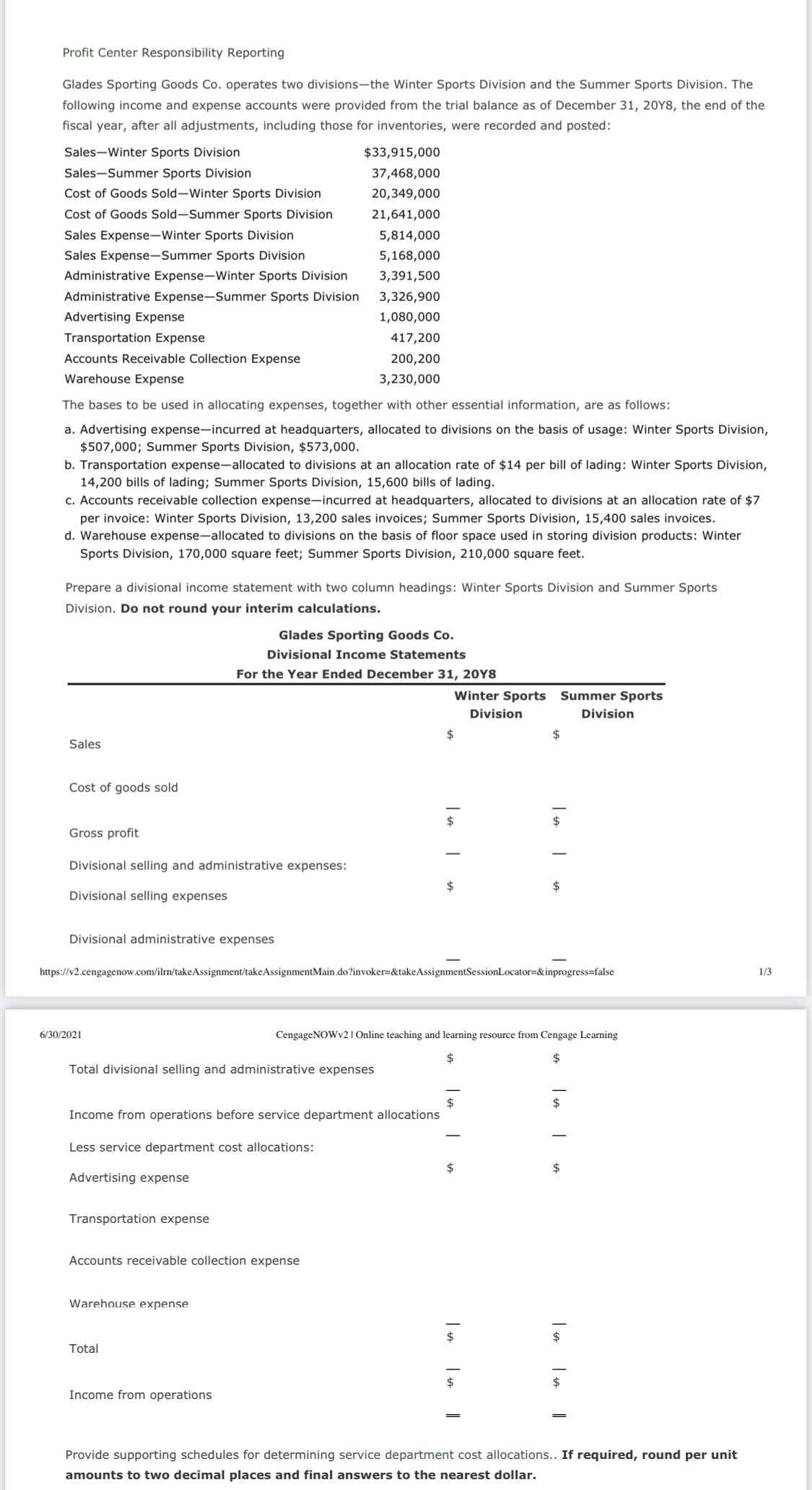 Prot Center Responsibility Reporting Glades
