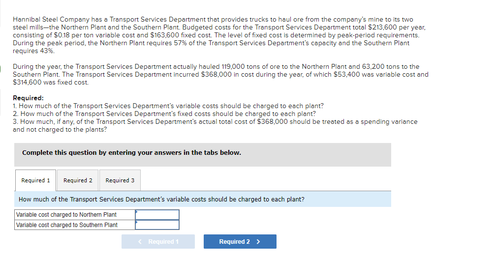 Hannibal Steel Company has a Transport Services