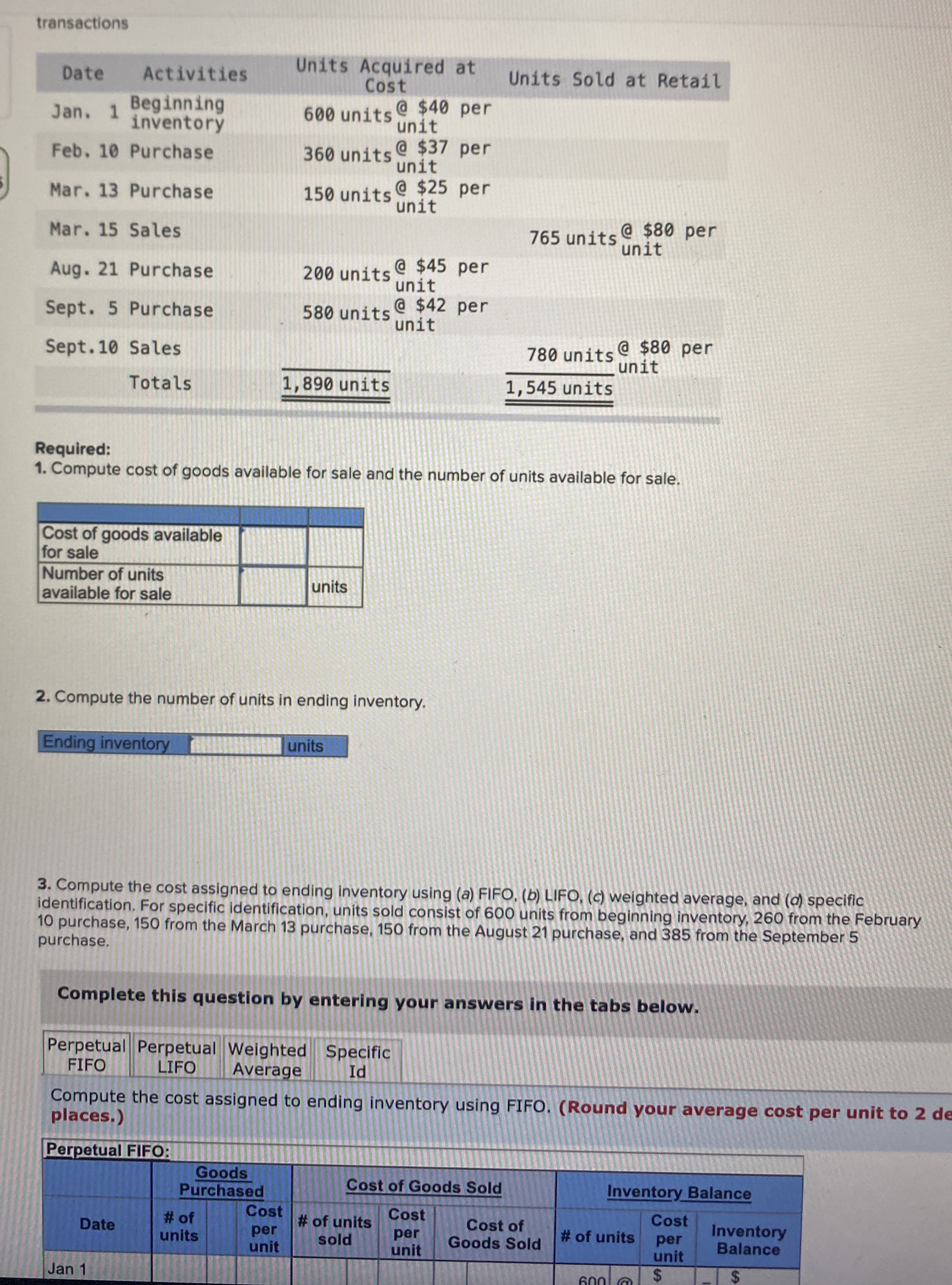 transactions PLEASE HELP only have an hour ! ! !