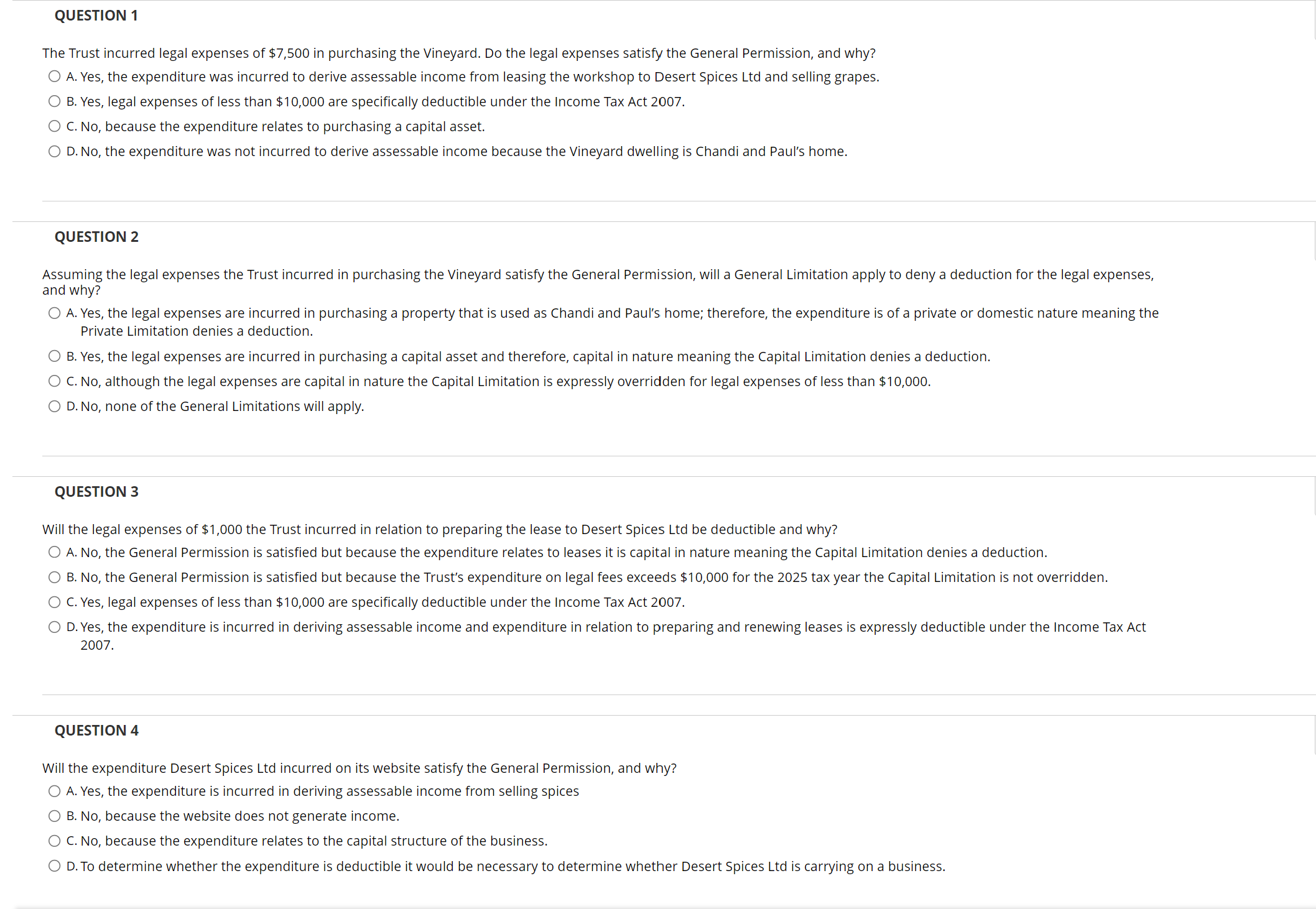 Description Instructions This is Section A of