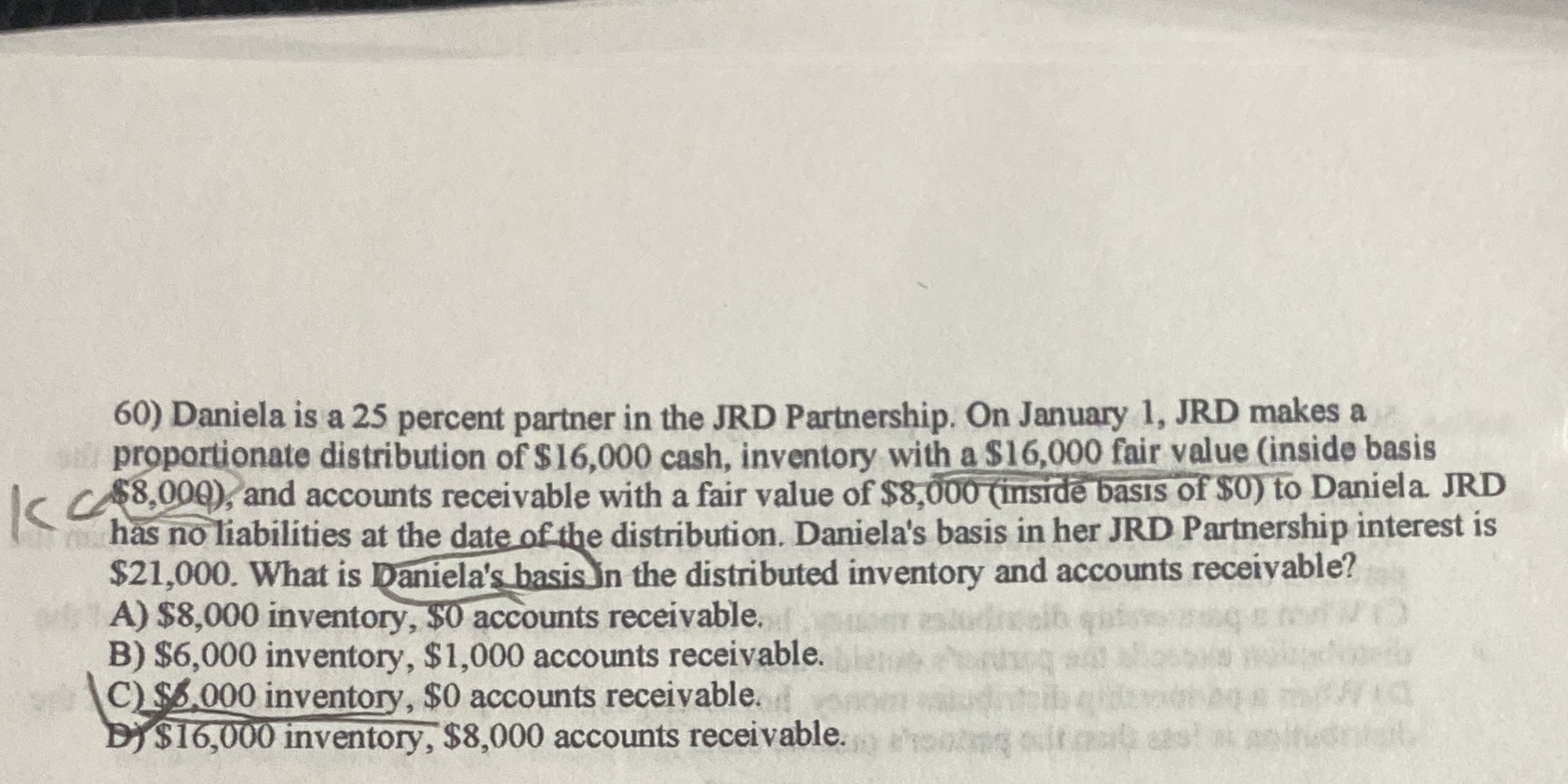 Please explain to me with detail calculation 60)