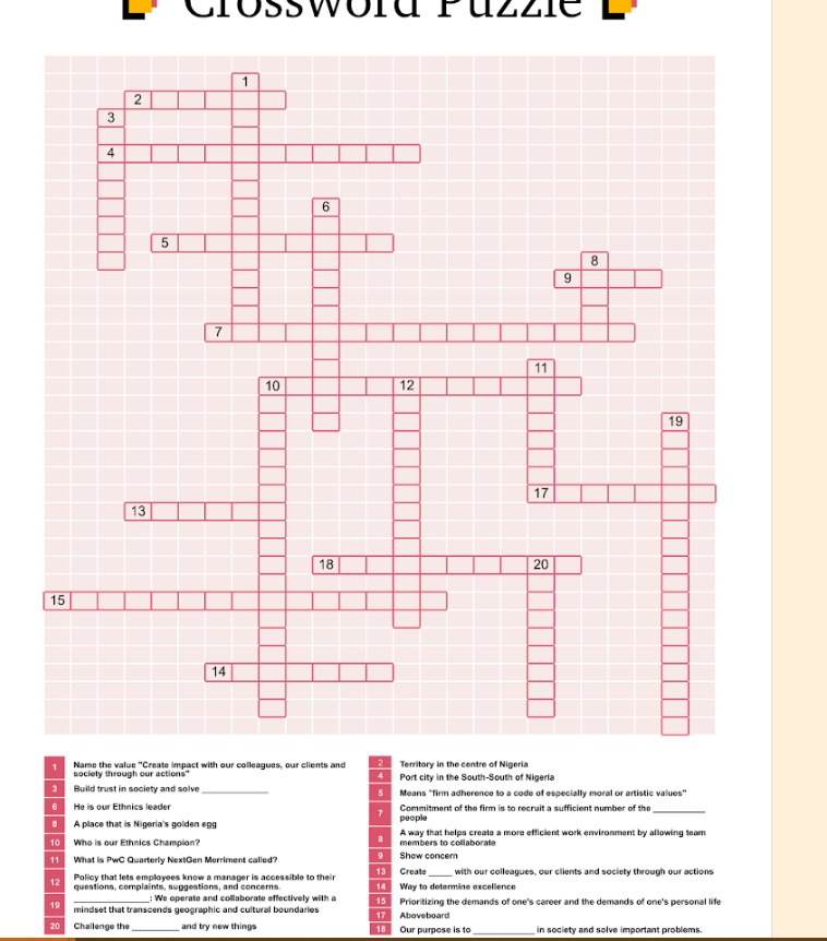 GLOSSWOL I UZZIC L 1 2 3 4 6 5 8 9 7 11 10 12 19