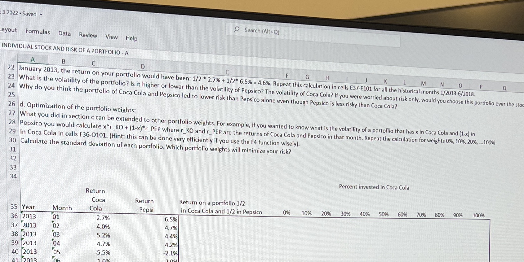 3 2022 . Saved Search (Alt +Q) Layout Formulas