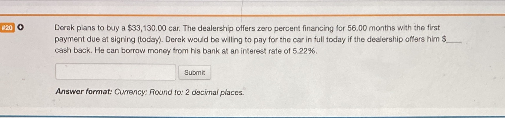 #22 step by step with financial calculator #20 +