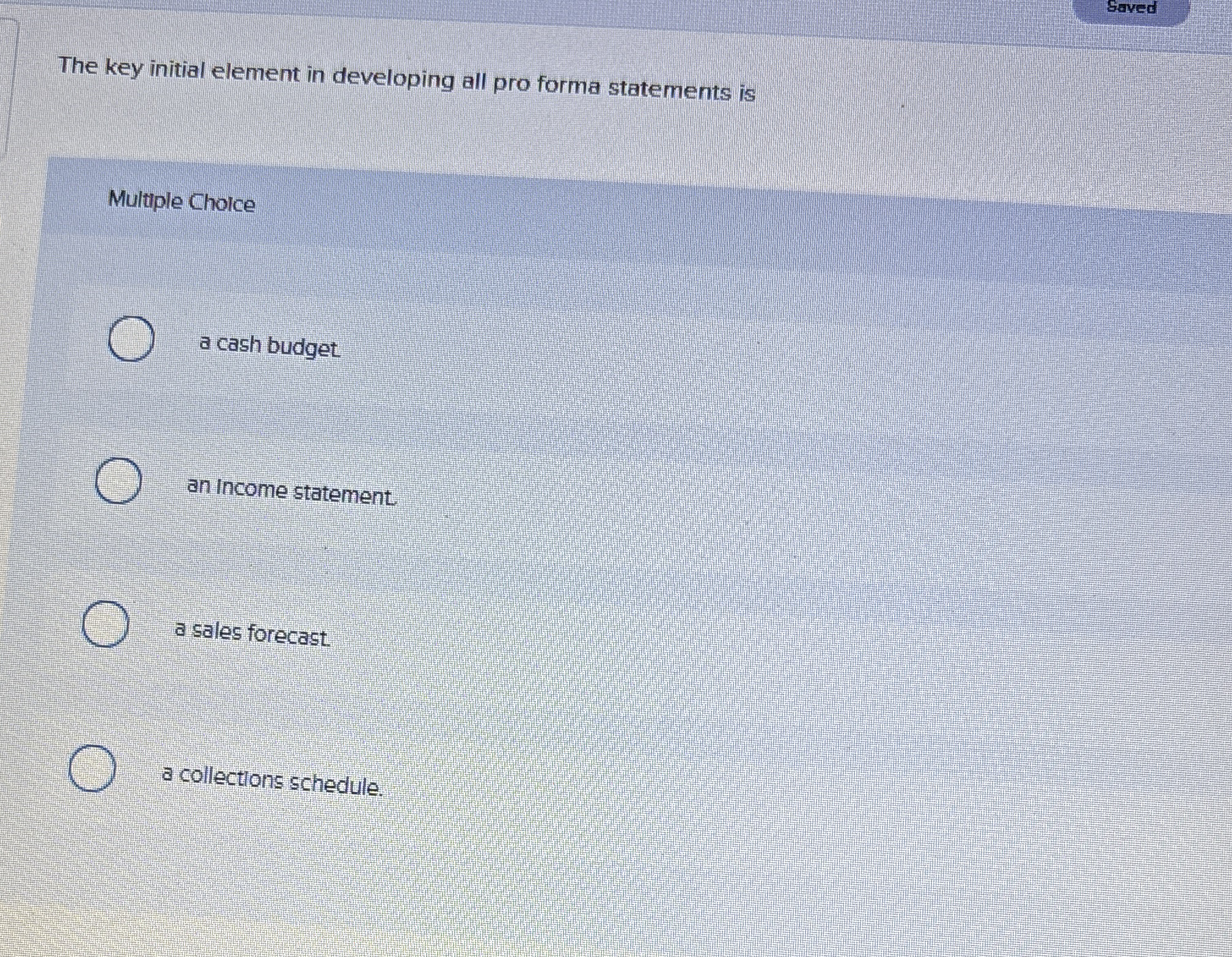 The key initial element in developing all pro
