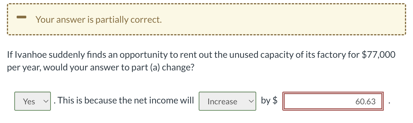 Ivanhoe Company purchases sails and produces