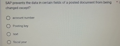 SAP prevents the data in certain fields of a