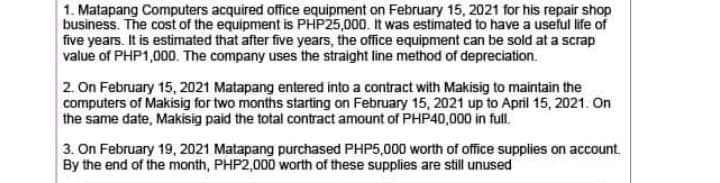 Part 1 Make the adjusting entries. Please show