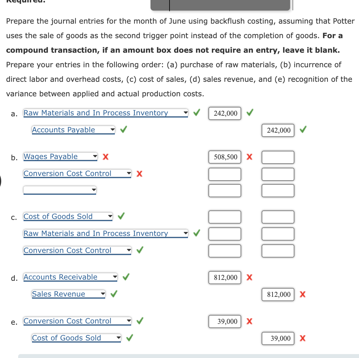 eBook Show Me How Question Content Area Backflush