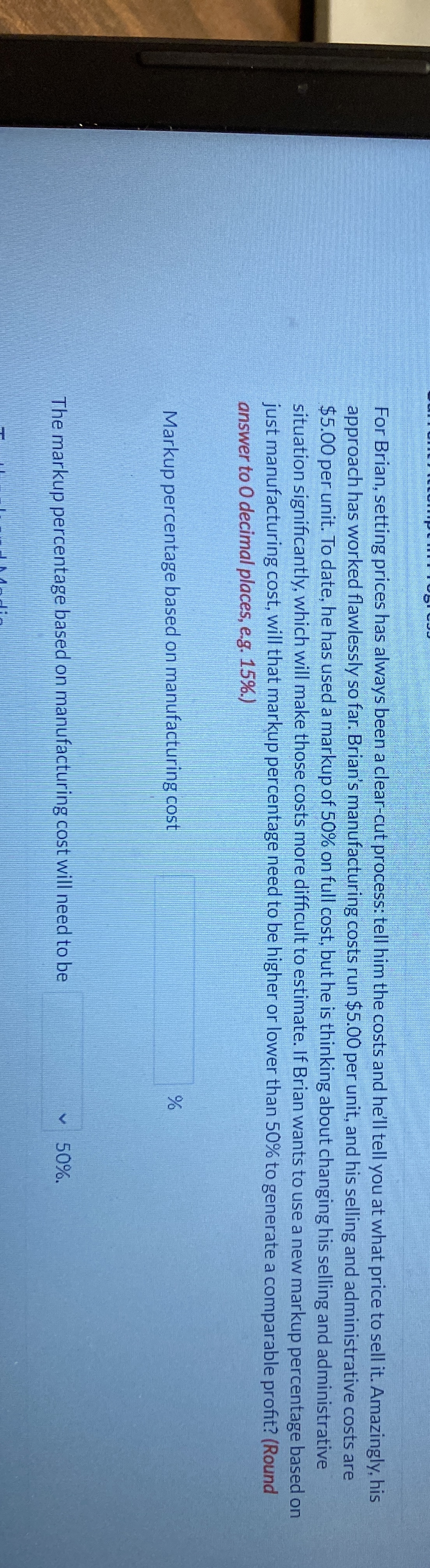 For Brian, setting prices has always been a clear