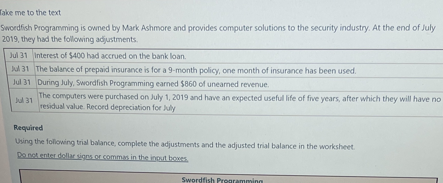 Take me to the text Swordfish Programming is