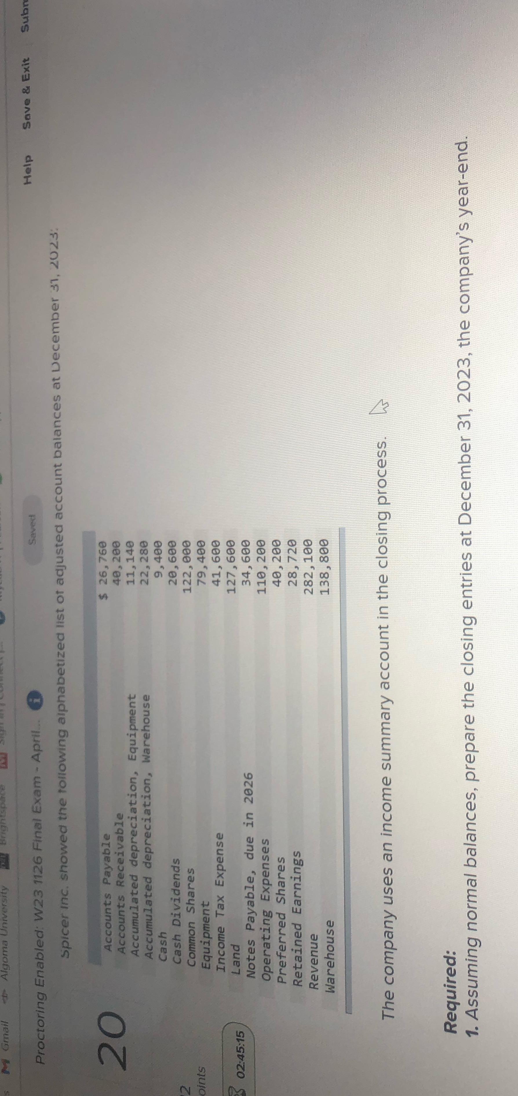 Gmail University Proctoring Enabled: W23 1126