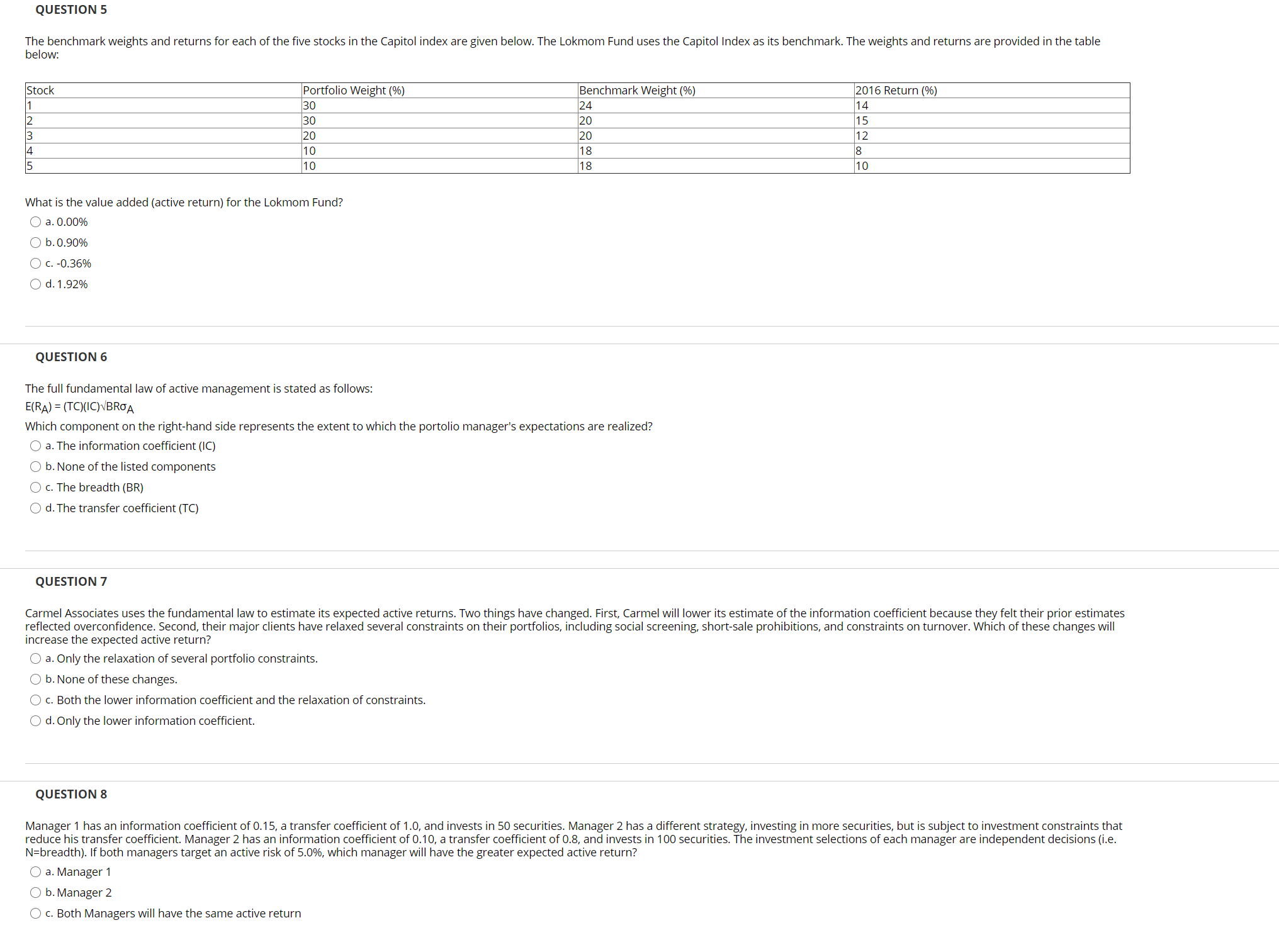 Please help with the following questions: