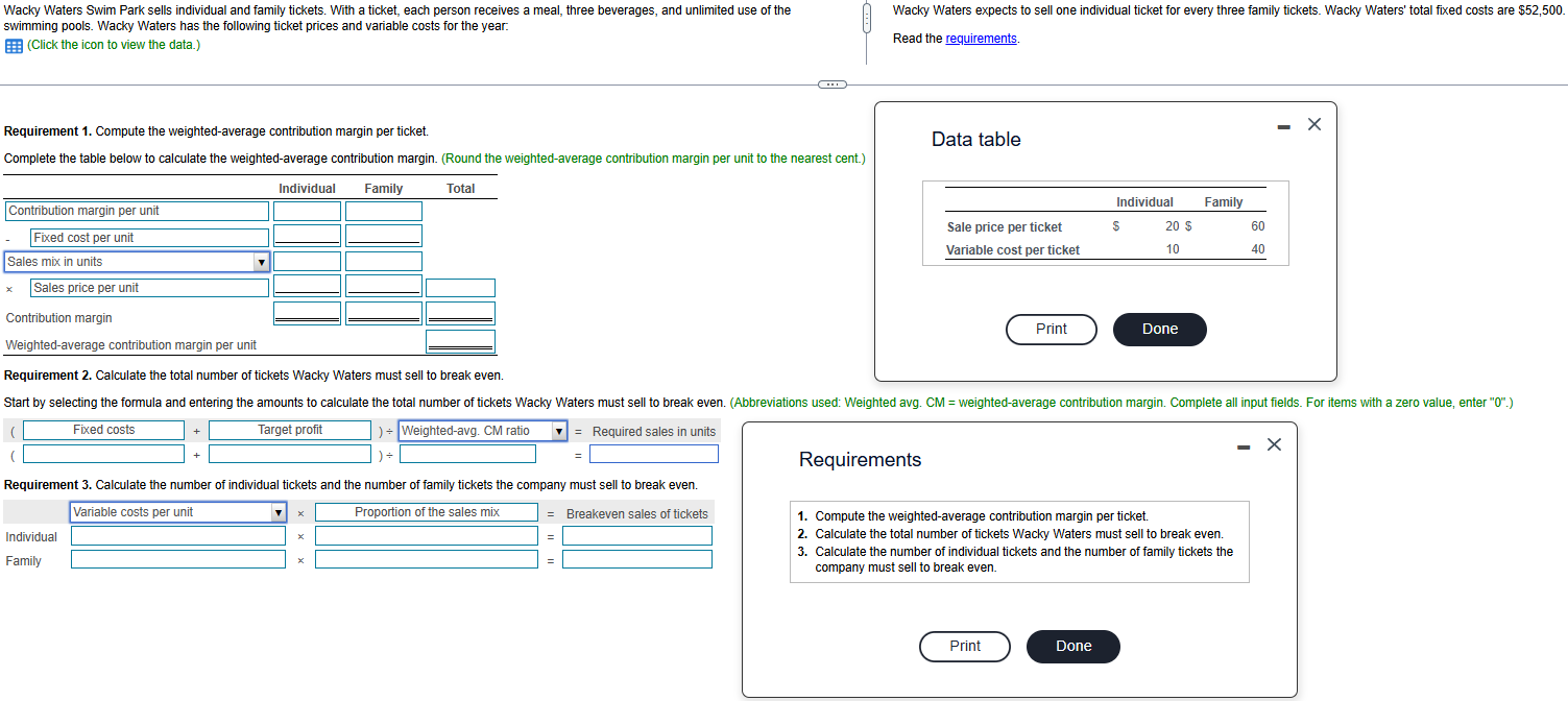 Wacky Waters Swim Park sells individual and