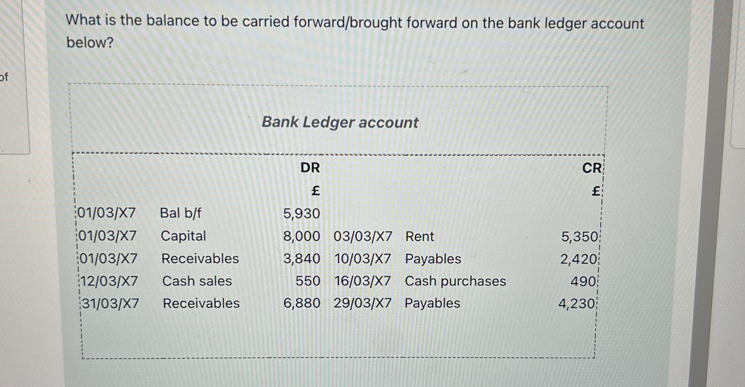 What is the balance to be carried forward /