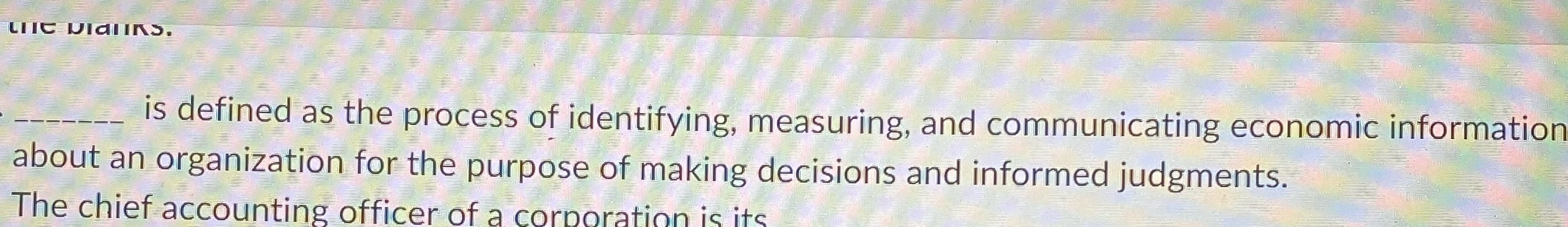 LIC DIannS. is defined as the process of