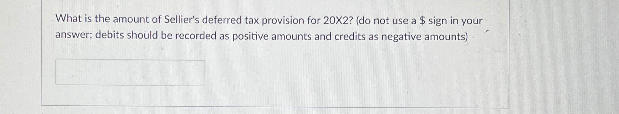 What is the amount of Sellier's deferred tax