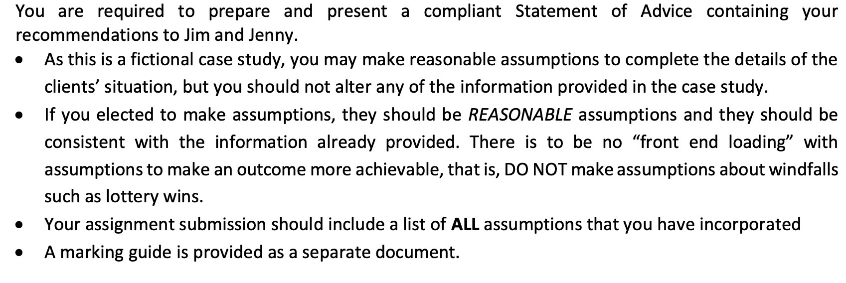 You are required to prepare and present a