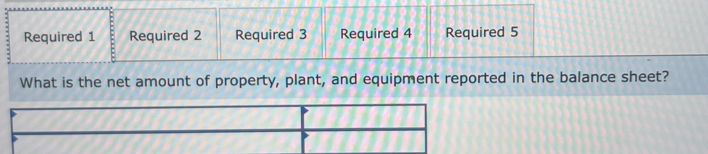 Required 1 Required 2 Required 3 Required 4