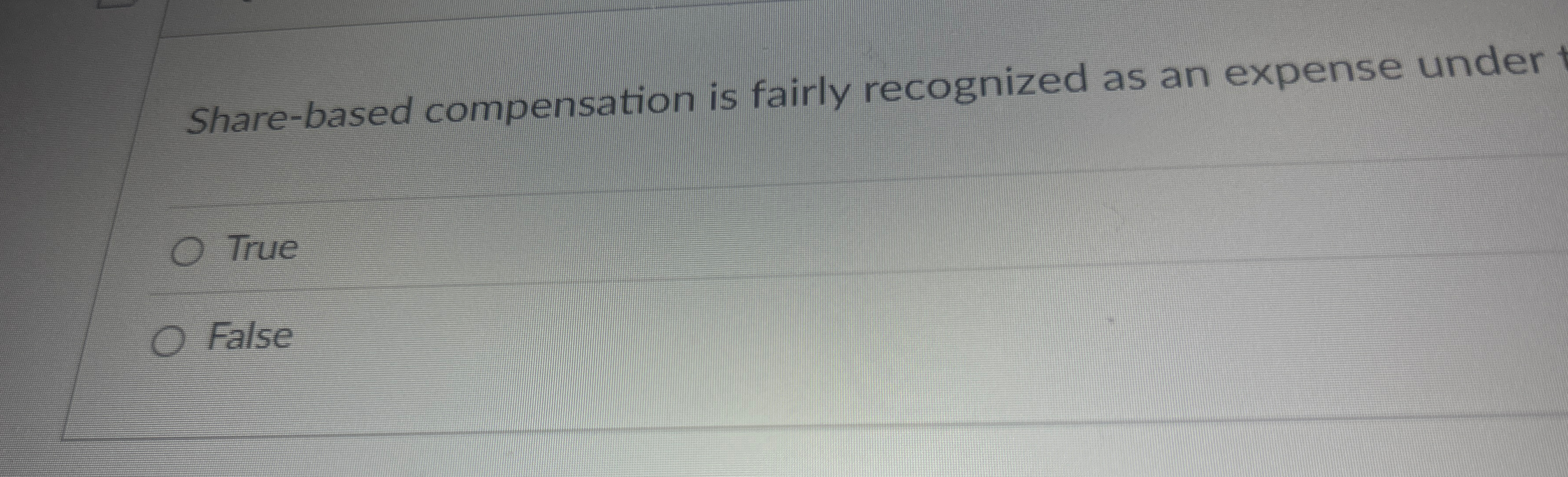 Share - based compensation is fairly recognized