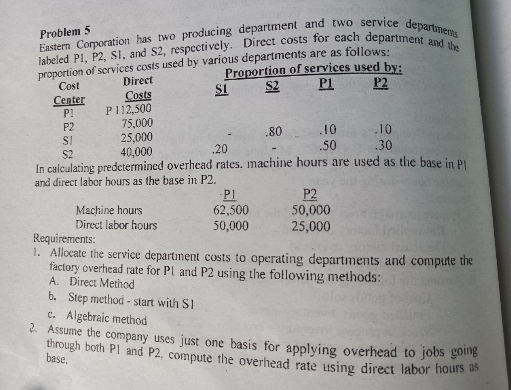 Please answer correctly. Thank you! Problem 5