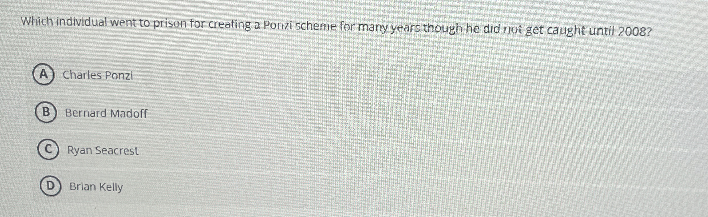 Which individual went to prison for creating a