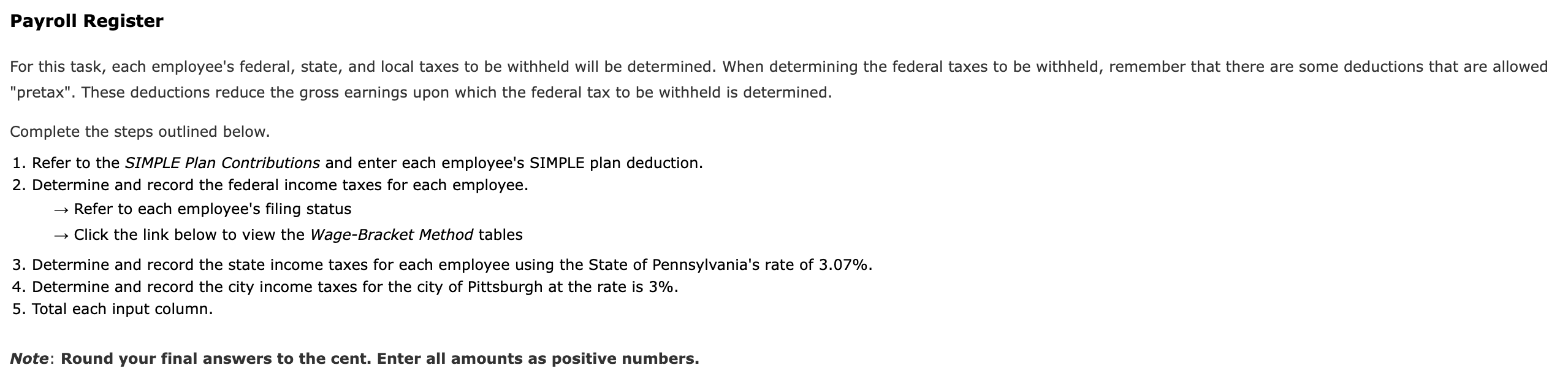 KIPLEY COMPANY, INC. Employee Payroll Register