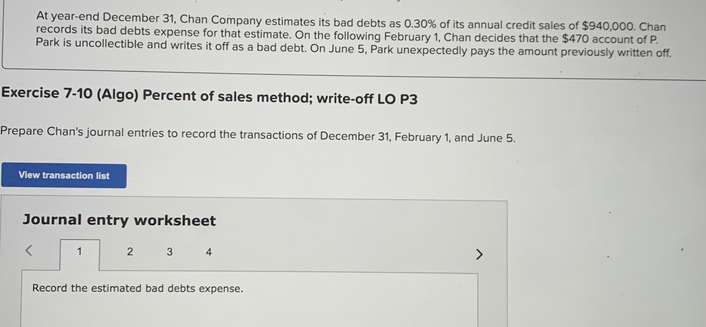 At year - end December 3 1 , Chan Company