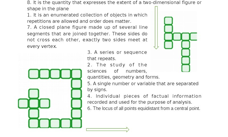8. It is the quantity that expresses the extent