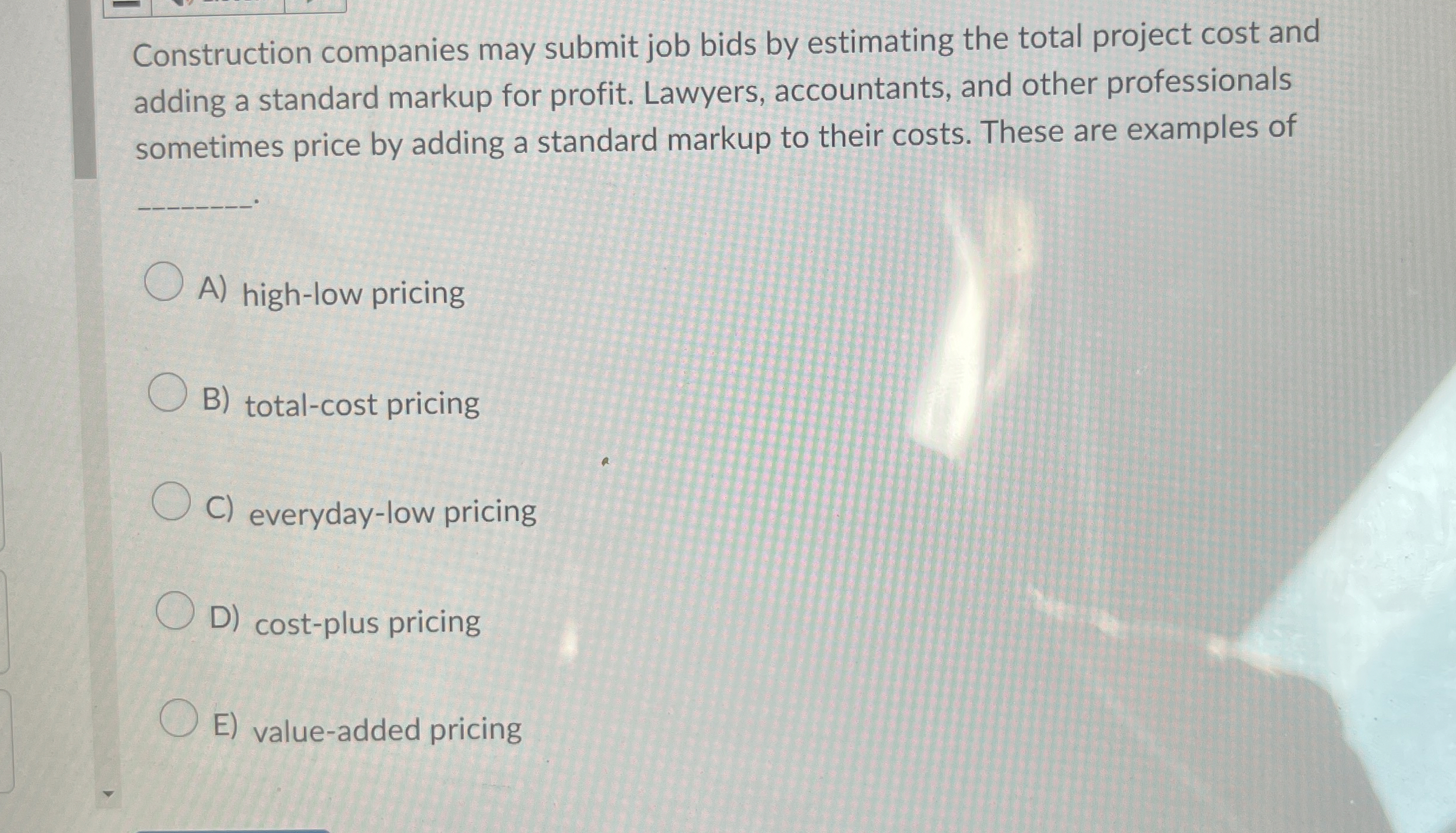 Construction companies may submit job bids by