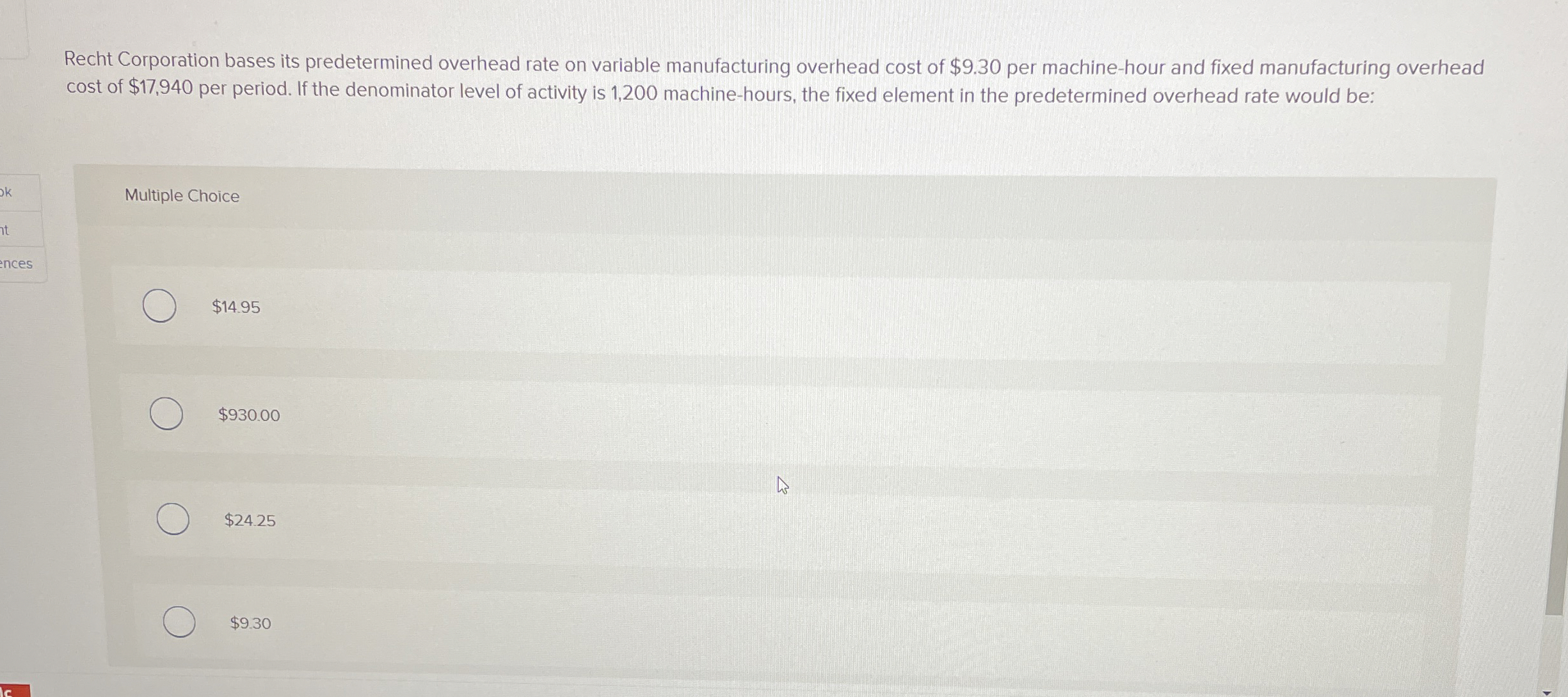 A garden shop determines the demand function