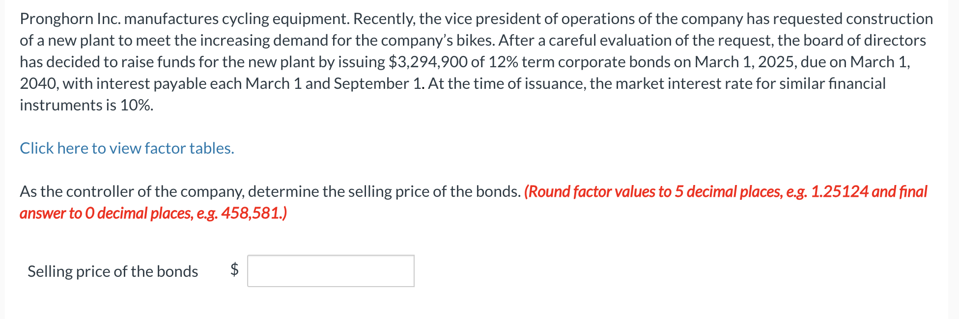 Pronghorn Inc. manufactures cycling equipment.