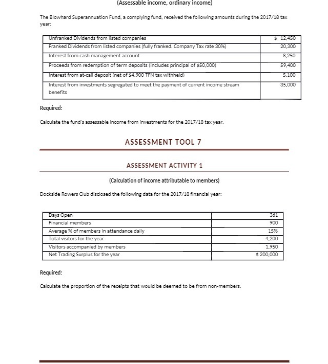 [Assessable income, ordinary income) The Blowhard