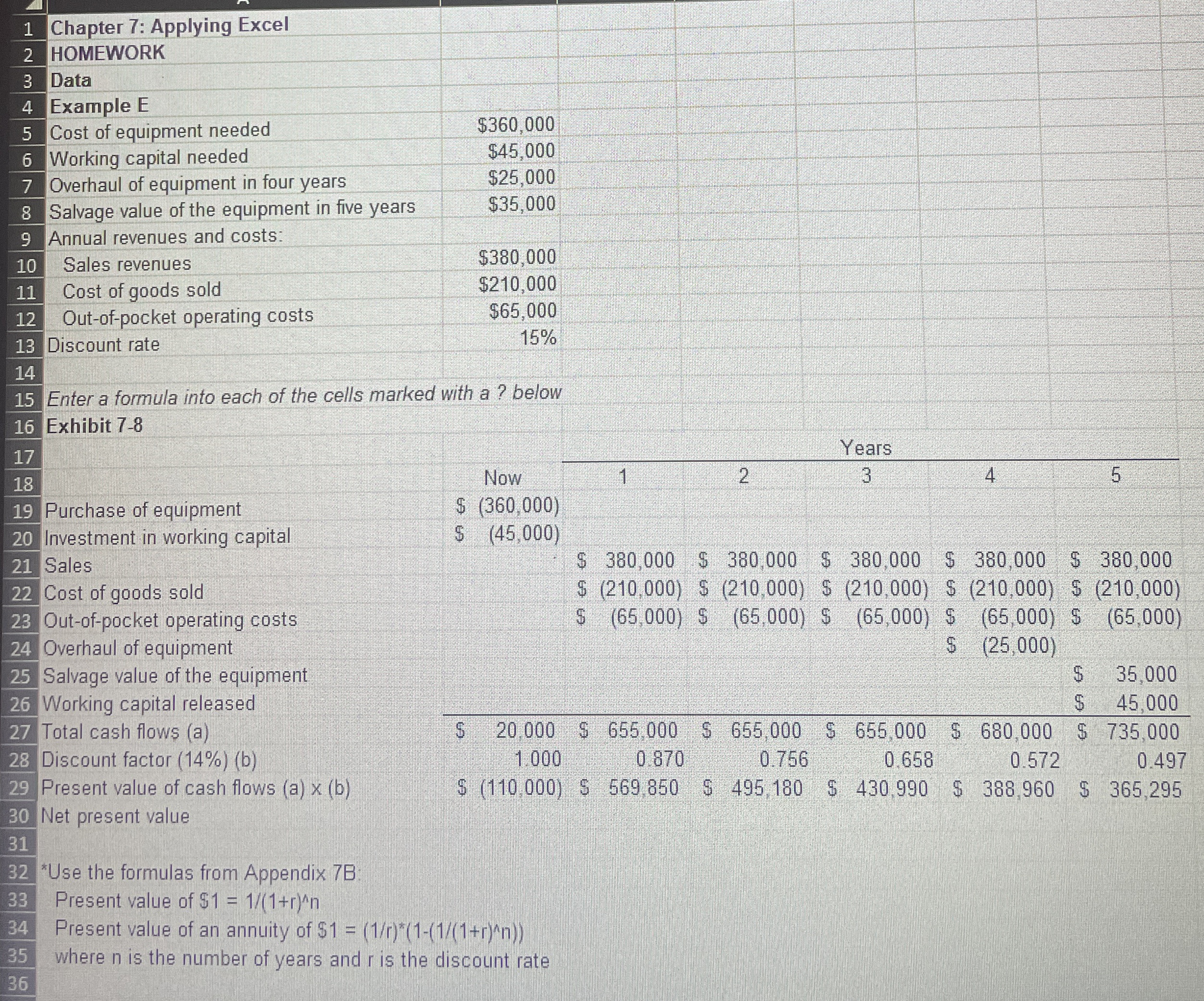 Chapter 1 4 Excel Help I don't know where I went