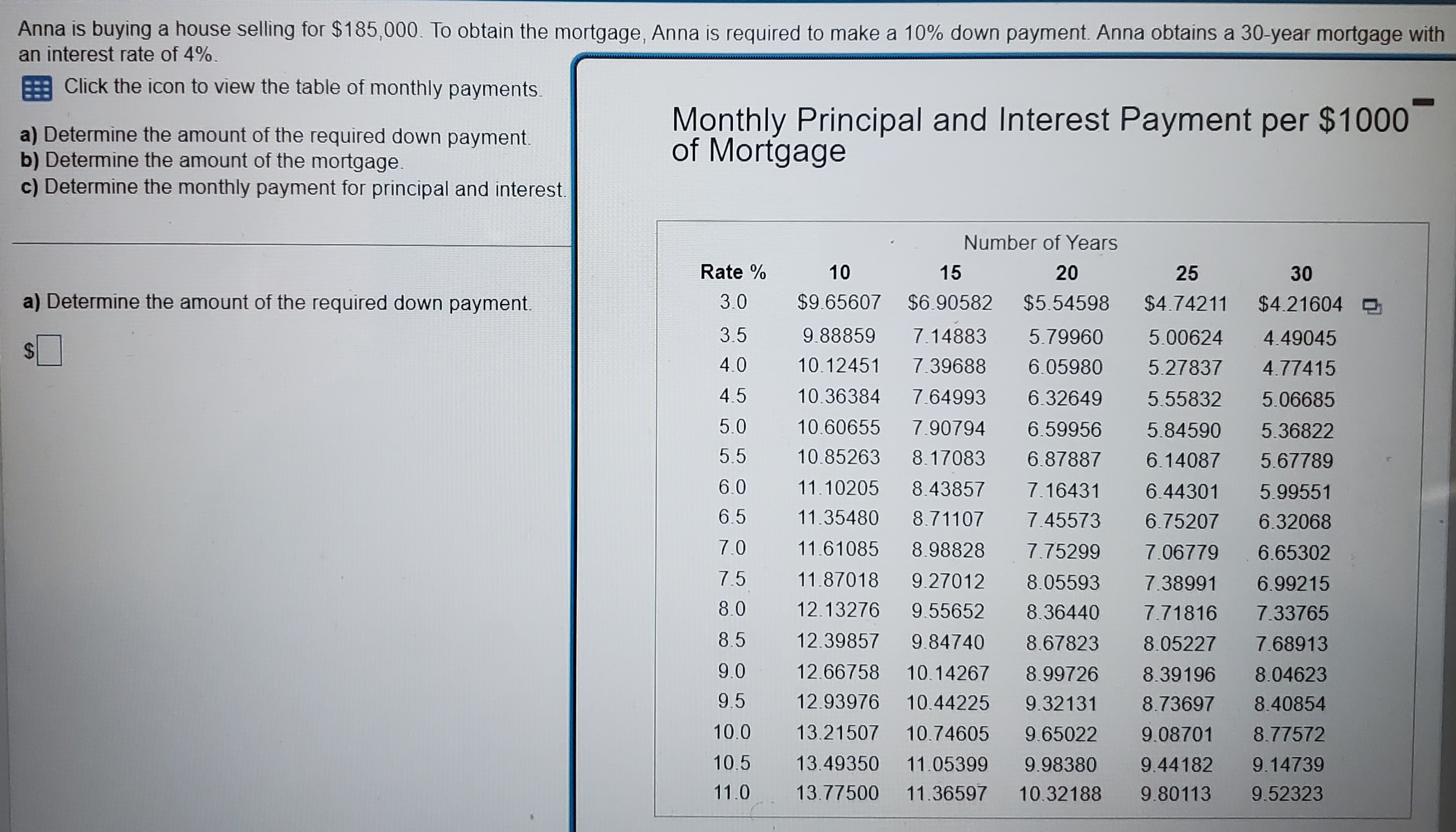 Answer to all the Question Including A,B,C
