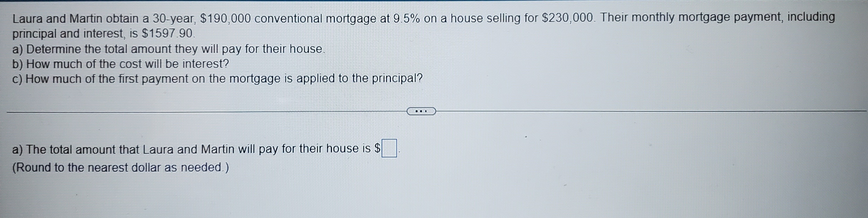 Answer to all the Question Including A,B,C