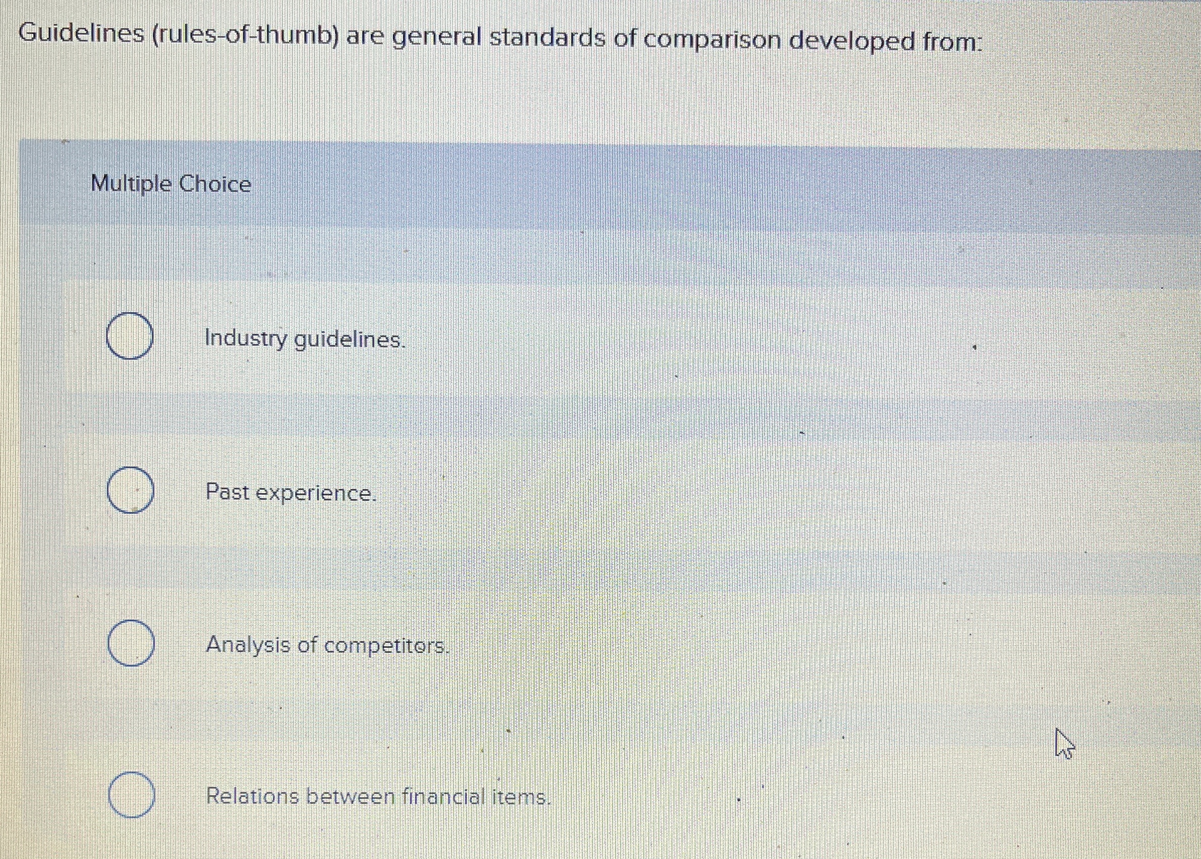 Guidelines ( rules - of - thumb ) are general