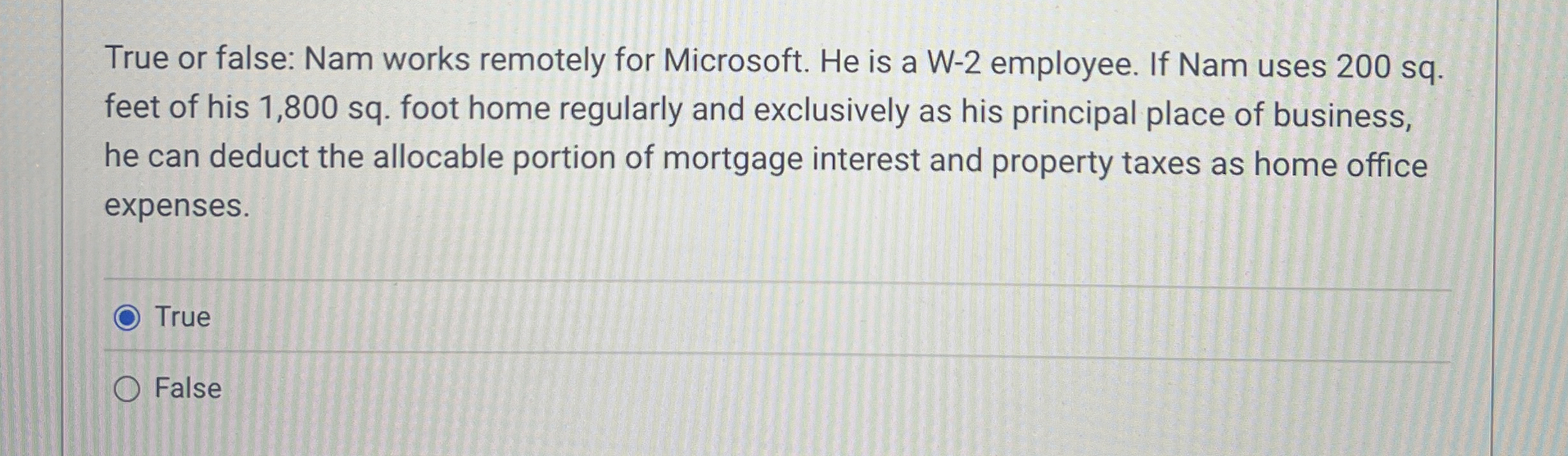 True or false: Nam works remotely for Microsoft.