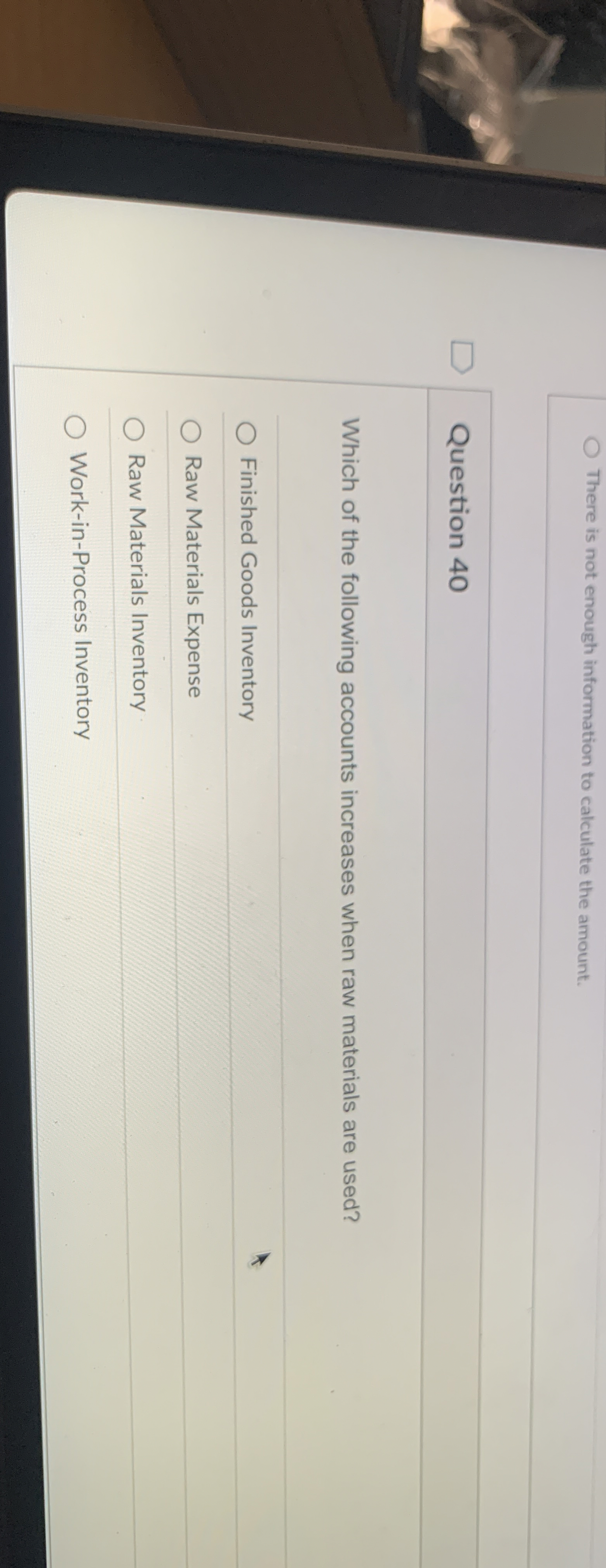 Which of the following accounts increases when