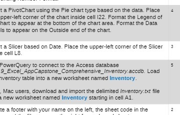 t a PivotChart using the Pie chart type based on
