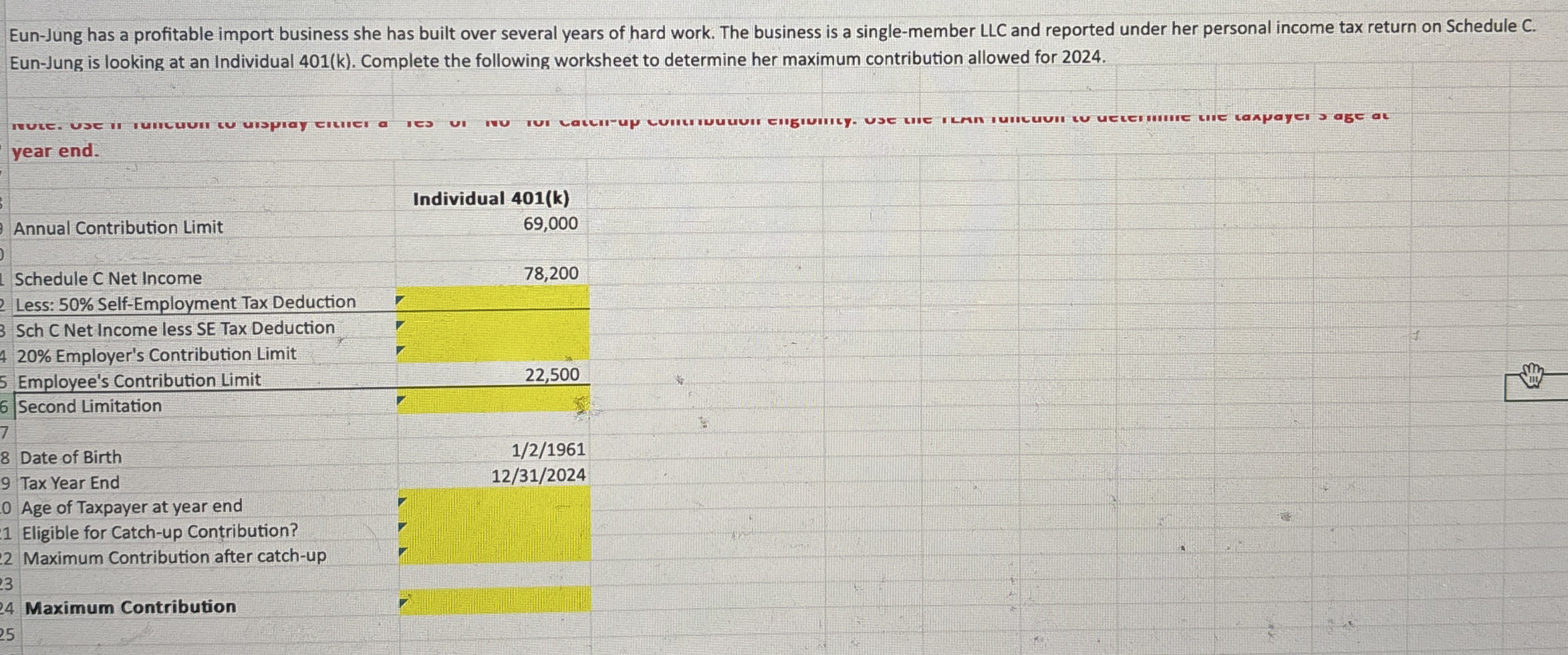 Eun - Jung has a profitable import business she