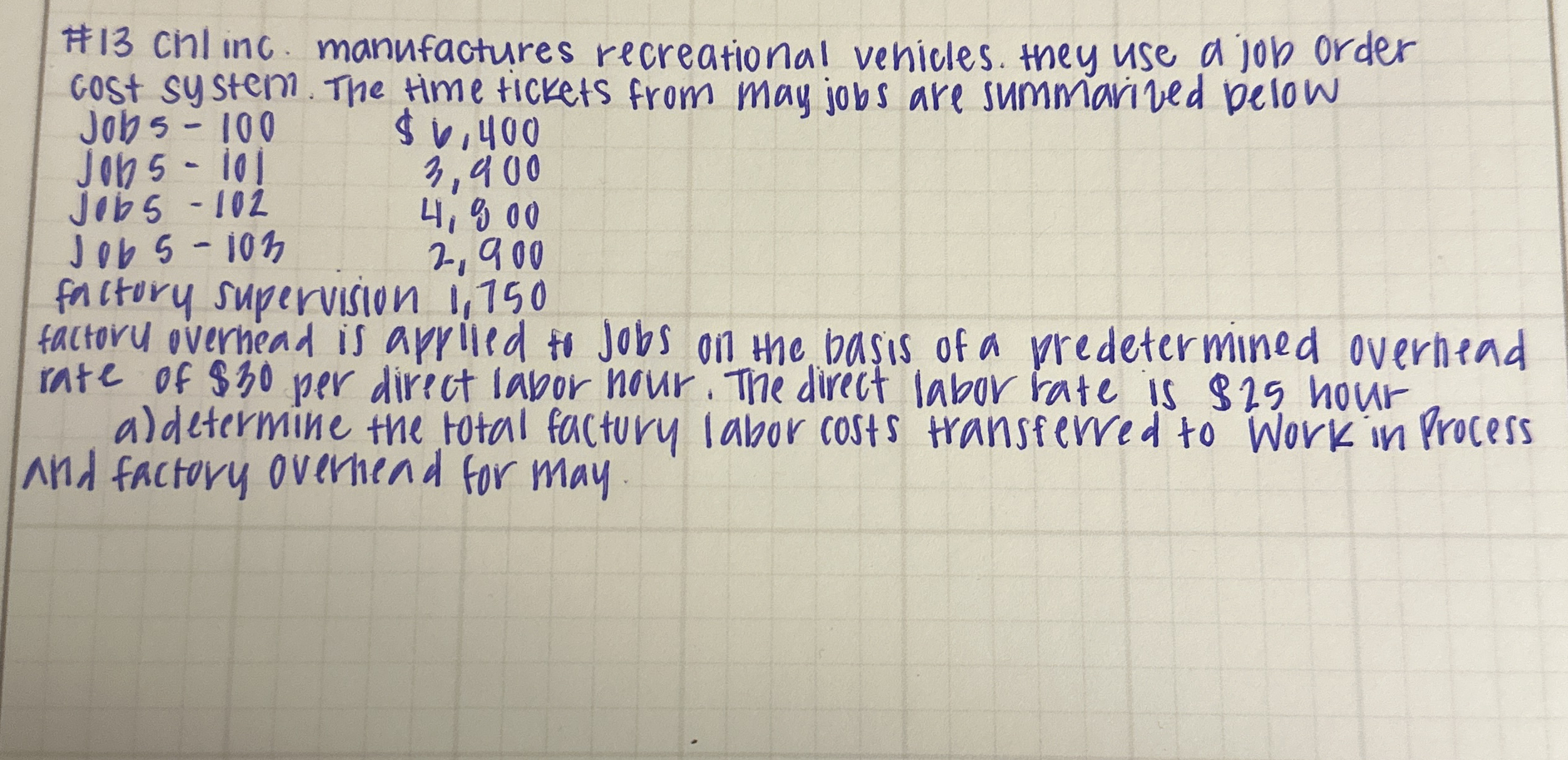# 1 3 Cinl inc. manufactures recreational