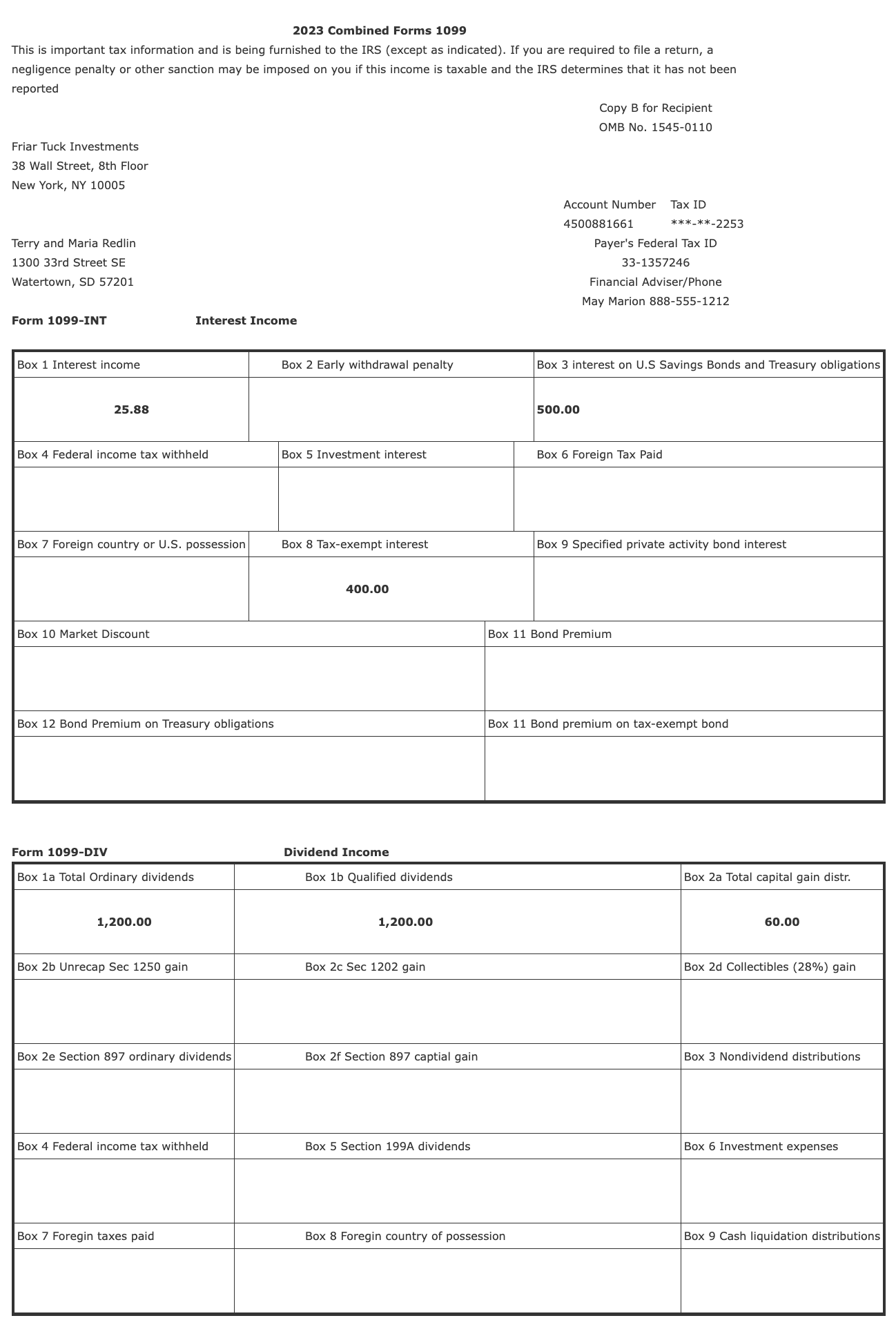 Comprehensive Problem 2-2A Terry and Maria Redlin