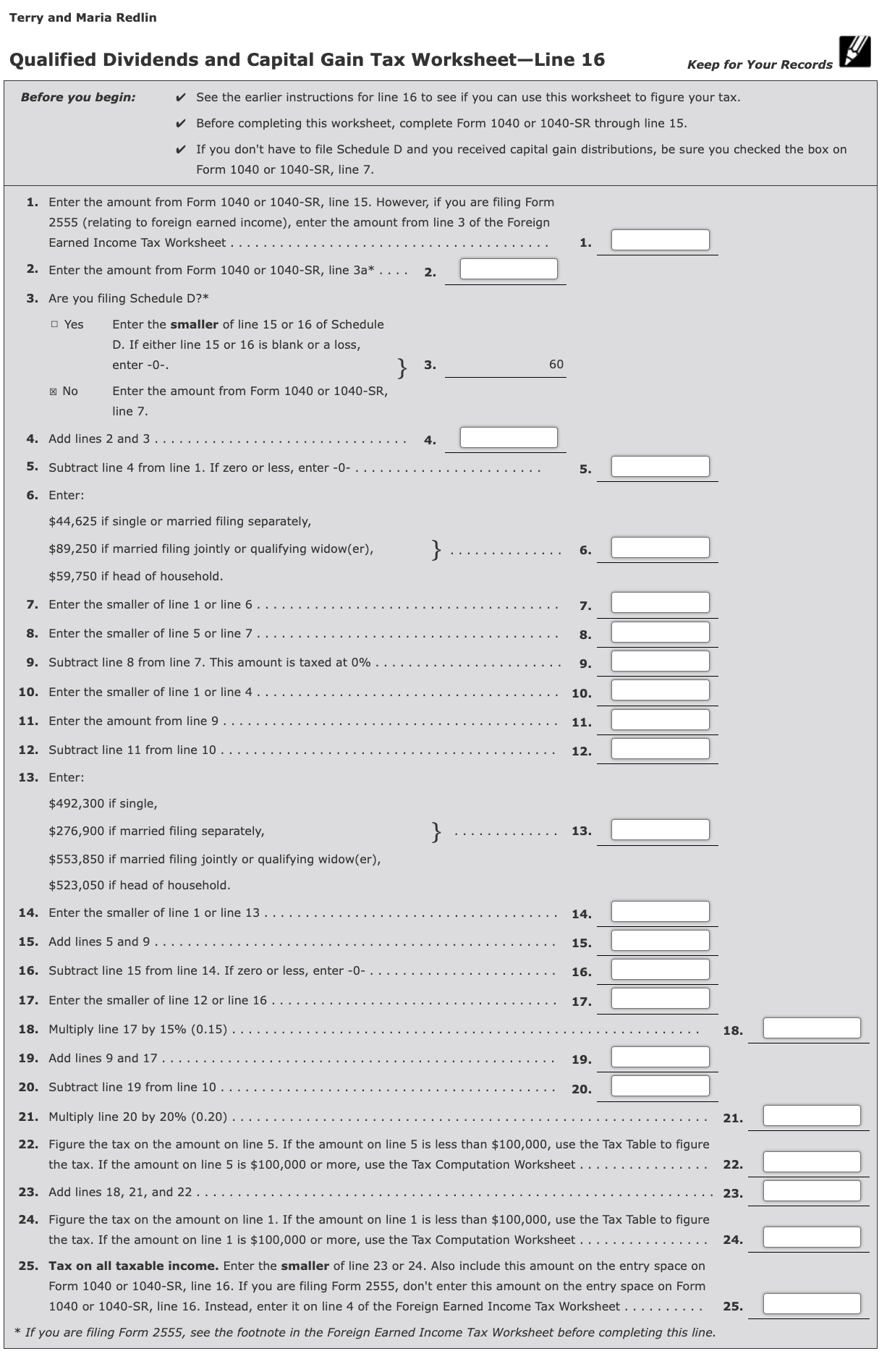 Comprehensive Problem 2-2A Terry and Maria Redlin