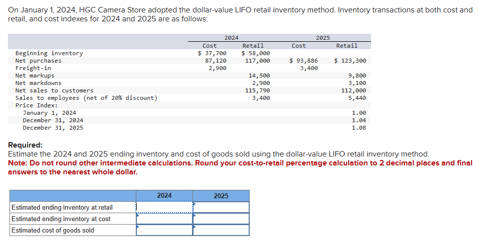 On January 1 , 2 0 2 4 , HGC Camera Store adopted